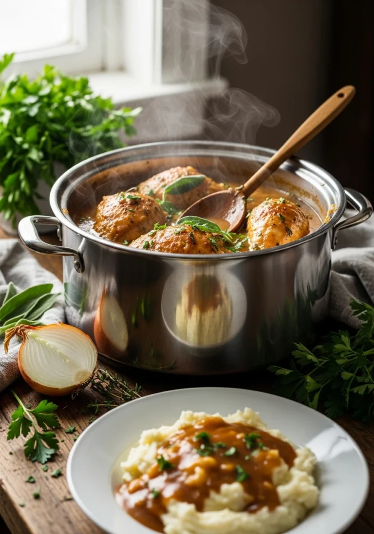 crockpot chicken and gravy