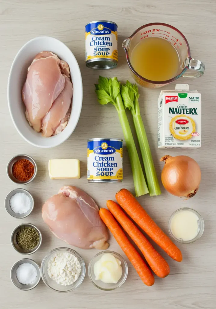 slow cooker chicken cream of chicken soup