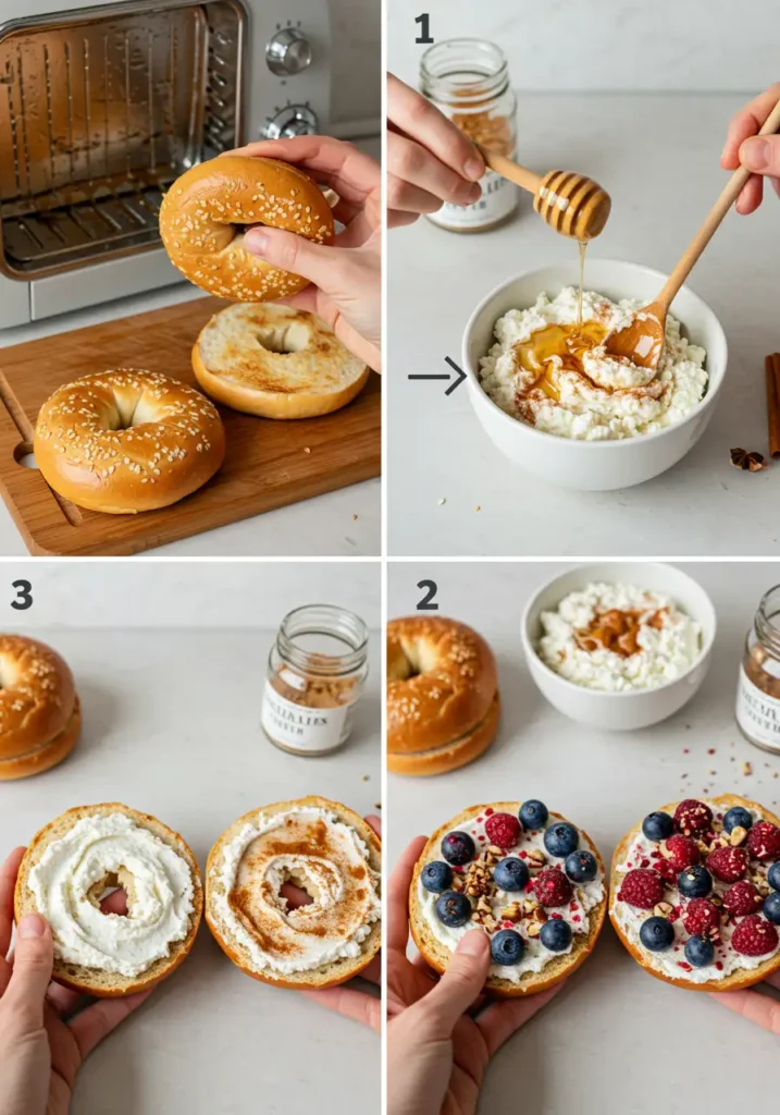 Cottage Cheese Bagel Recipe