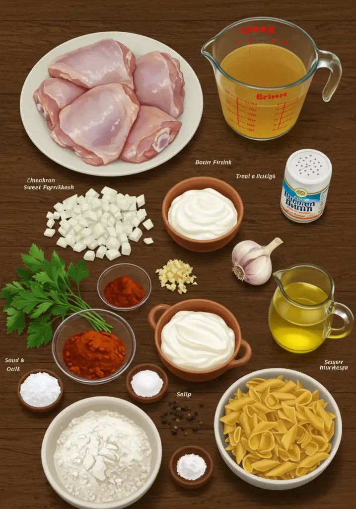 Chicken paprikash recipe