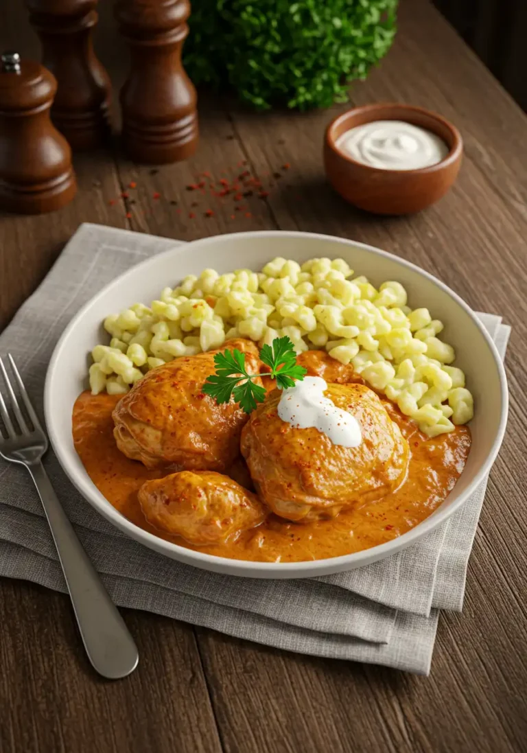 Chicken paprikash recipe